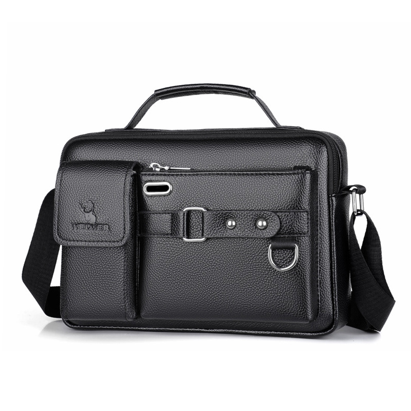 Leather Work Bag Men - ยี่ห้อผู้ชายไหล่กระเป๋าหนังPuธุรกิจMessengerกระเป๋าสําหรับMan 2022 ใหม่VINTAGEชายCrossbodyกระเป๋ากระเป๋าถือ 가