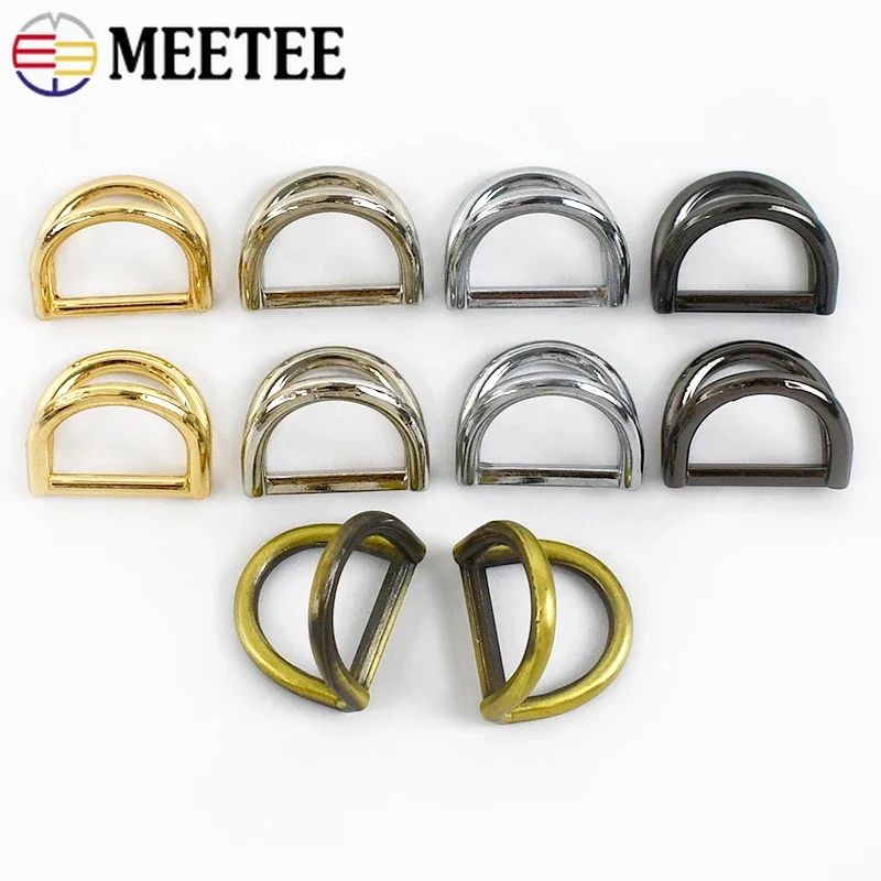Leatherwork Hardware - หัวเข็มขัดห่วงโลหะ5/10/20ชิ้น19มม. คลิปด้านข้างของกระเป๋าสำหรับสายรัดข้อต่อสายโซ่งานฝีมือเครื่องหนังอุปกรณ์ฮาร์ดแวร์