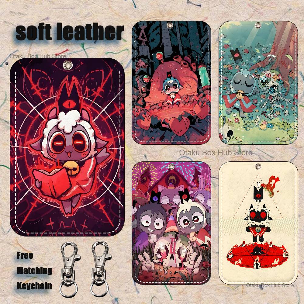 Leather Works - พวงกุญแจรูปแกะ C-Cult สำหรับใส่บัตรธนาคาร บัตรธุรกิจ บัตรนักเรียน บัตรโดยสาร