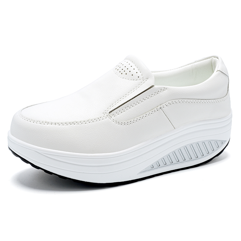 Leather Work Flats Women - รองเท้าผู้หญิง ฤดูใบไม้ผลิ หนังแท้ พื้นรองเท้านุ่ม รองเท้าทำงาน ผู้หญิง