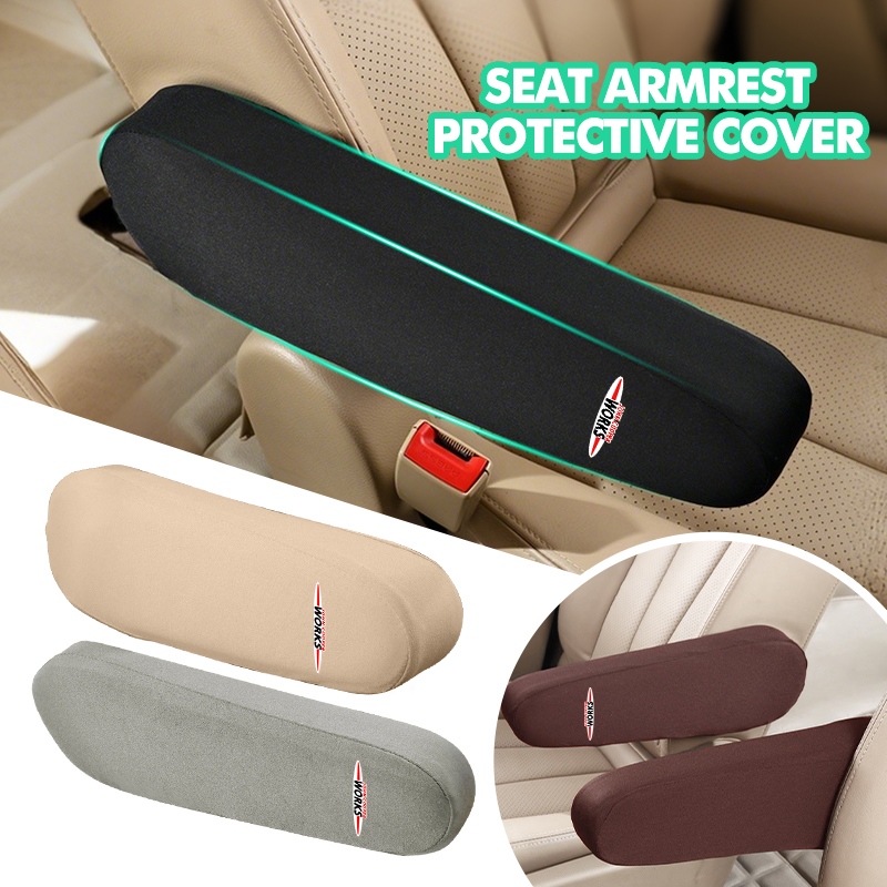 Leather Work For Car - ที่วางแขนข้างเบาะรถยนต์ หุ้มหนัง ป้องกันฝุ่น สำหรับ MINI Cooper