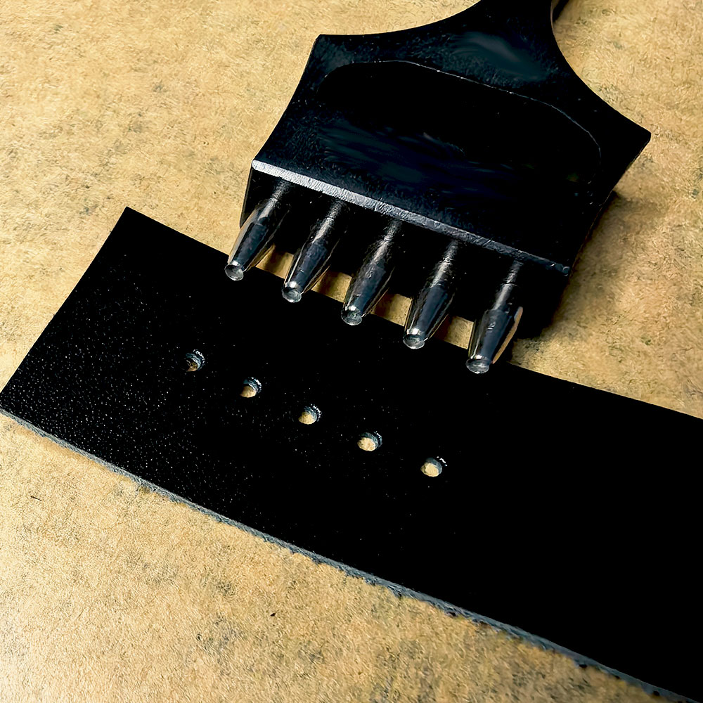 Leather Works Belt - เครื่องมือเจาะรูหนังแบบ 5 แฉก สำหรับงานเย็บหนัง ทำเข็มขัด สายหนัง