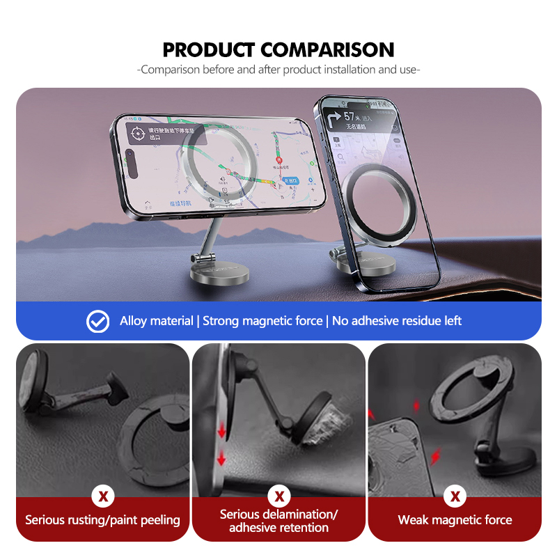 ที่วางโทรศัพท์ในรถยนต์แบบแม่เห - Leather Work For Car บทวิจารณ์และราคา