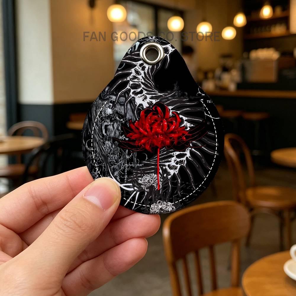 พวงกุญแจรูปดอกลิลลี่สีแดง T-To - Leather Works บทวิจารณ์และราคา