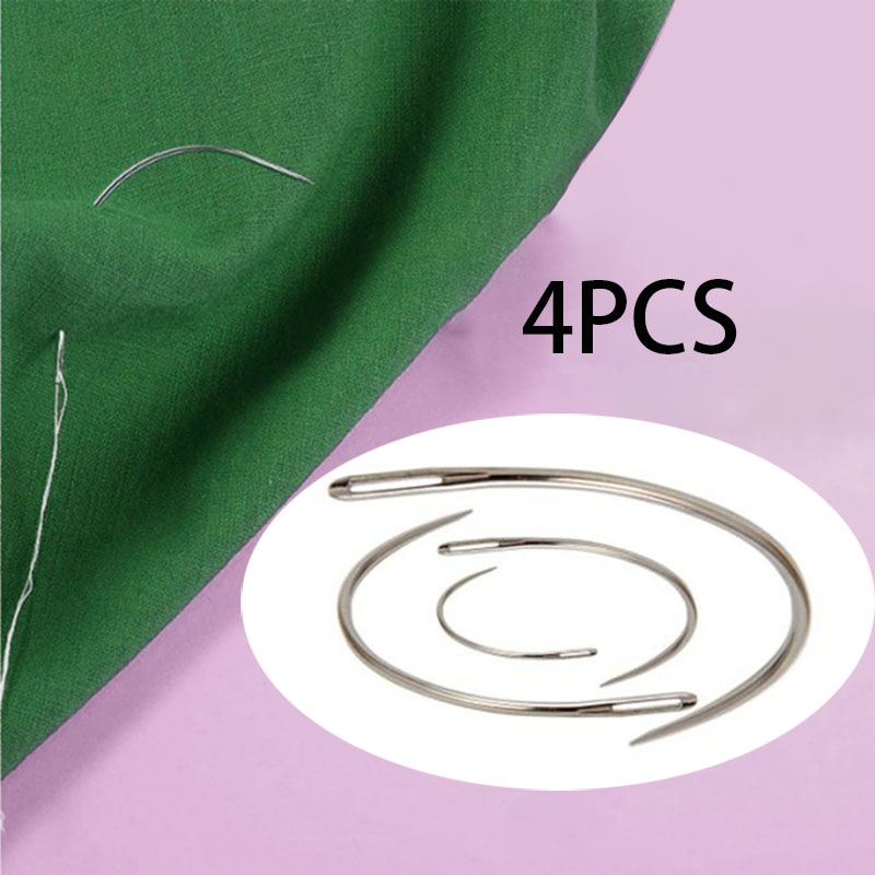 4PCS เข็มเย็บผ้าหัตถกรรมเครื่อ - Leatherwork Needles บทวิจารณ์และราคา