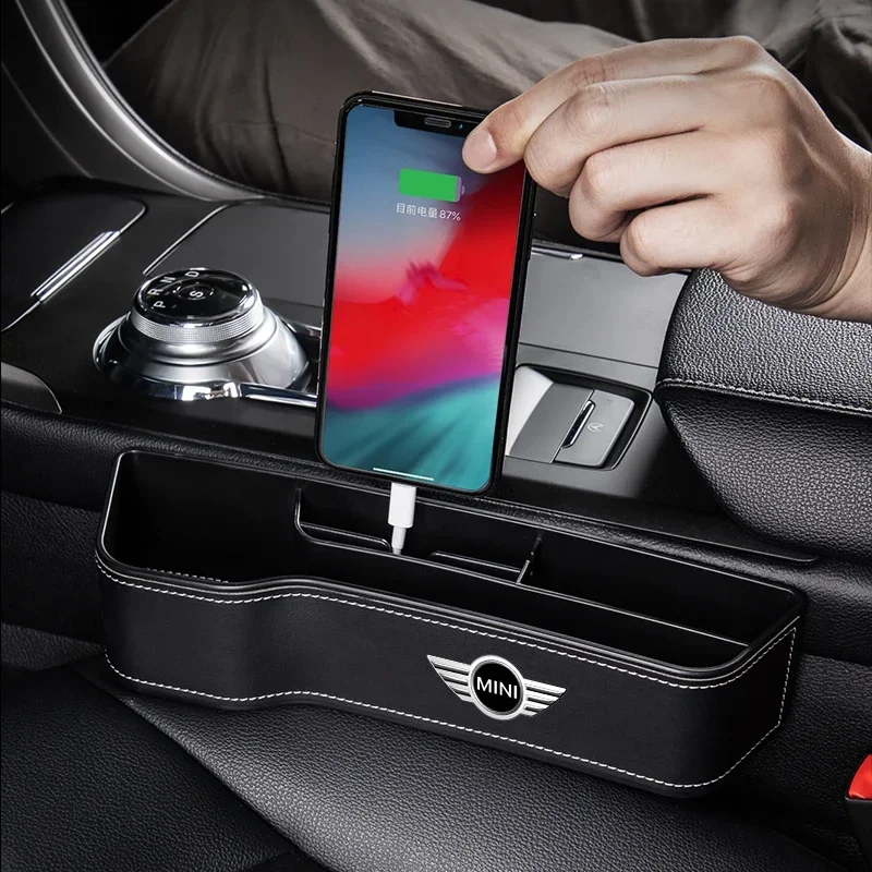 กล่องเก็บของระหว่างเบาะรถยนต์ห - Leather Work For Car บทวิจารณ์และราคา