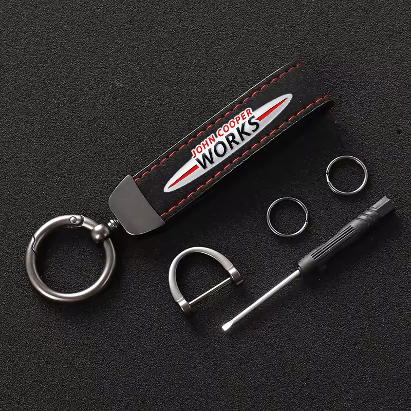 พวงกุญแจโลโก้รถยนต์มินิ วอร์คส - Leather Work For Car บทวิจารณ์และราคา