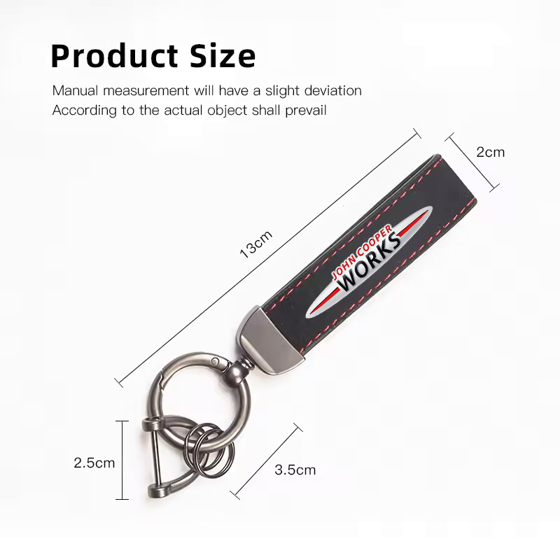 พวงกุญแจโลโก้รถยนต์มินิ วอร์คส - Leather Work For Car บทวิจารณ์และราคา