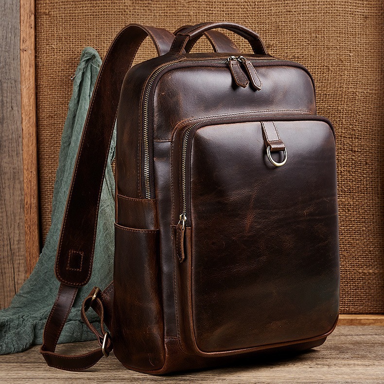 กระเป๋าเป้สะพายหลังหนังแท้เคลื - Leather Work Backpack บทวิจารณ์และราคา