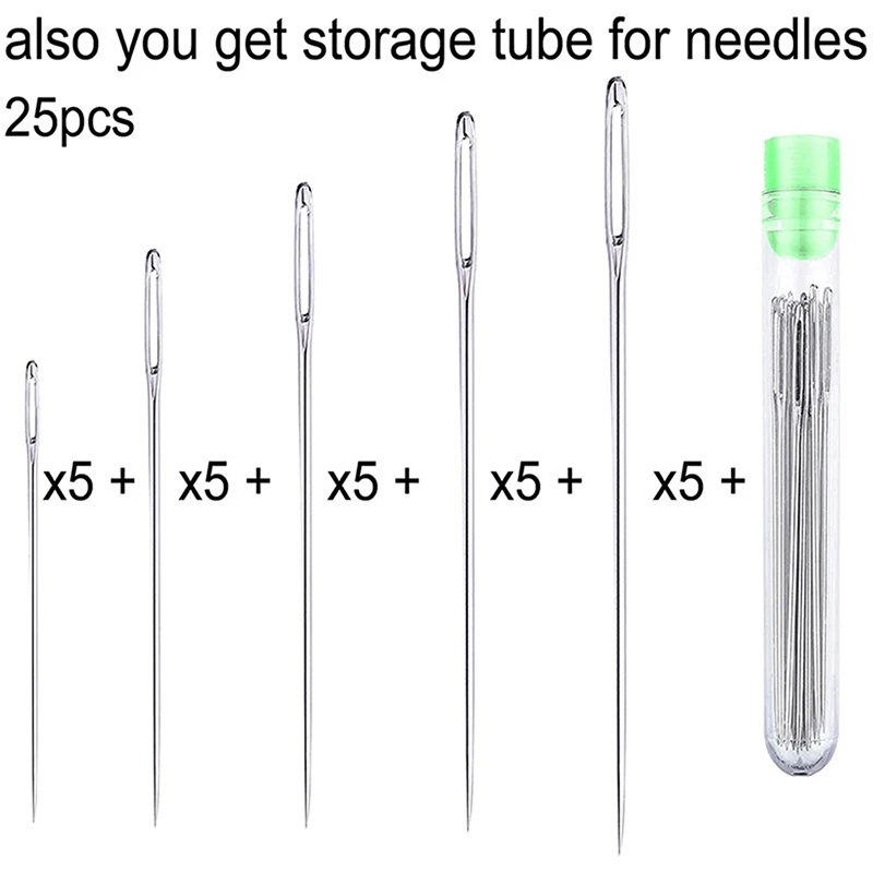 ชุดเข็มเย็บผ้าขนาดใหญ่ 25 ชิ้น - Leatherwork Needles บทวิจารณ์และราคา
