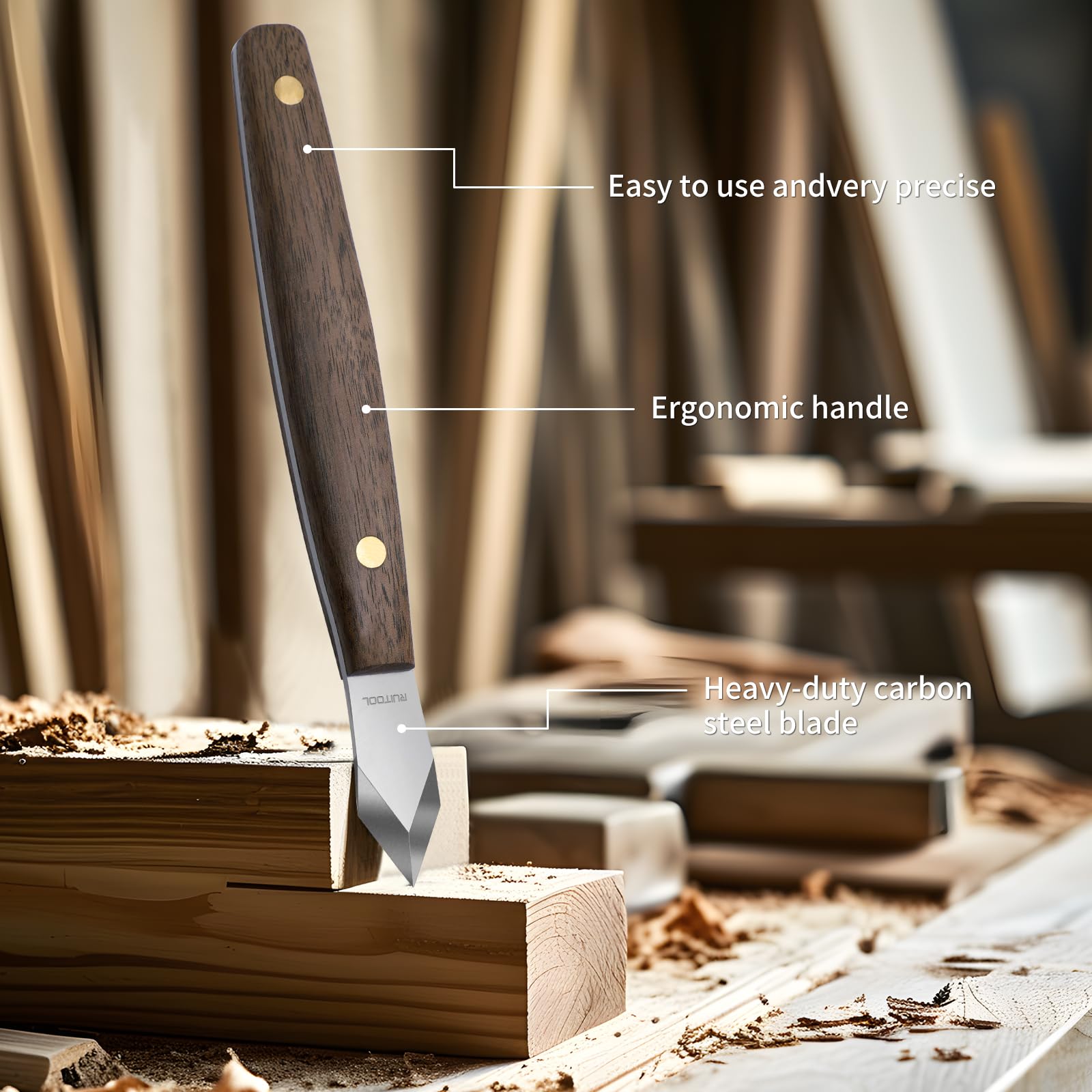 RUITOOL เครื่องหมายมีดสูงเหล็ก - Leatherwork Knife Sheath บทวิจารณ์และราคา
