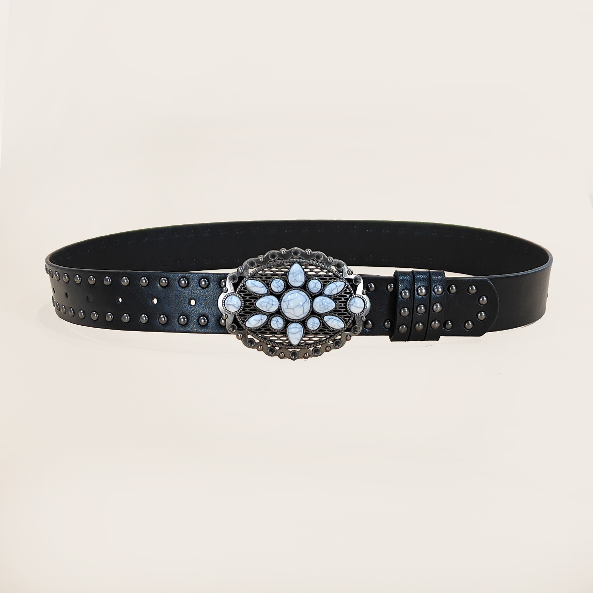 เข็มขัดหนัง PU สไตล์ตะวันตกแบบ - Leather Works Belt บทวิจารณ์และราคา
