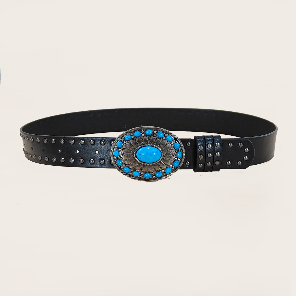 เข็มขัดหนัง PU สไตล์ตะวันตกแบบ - Leather Works Belt บทวิจารณ์และราคา