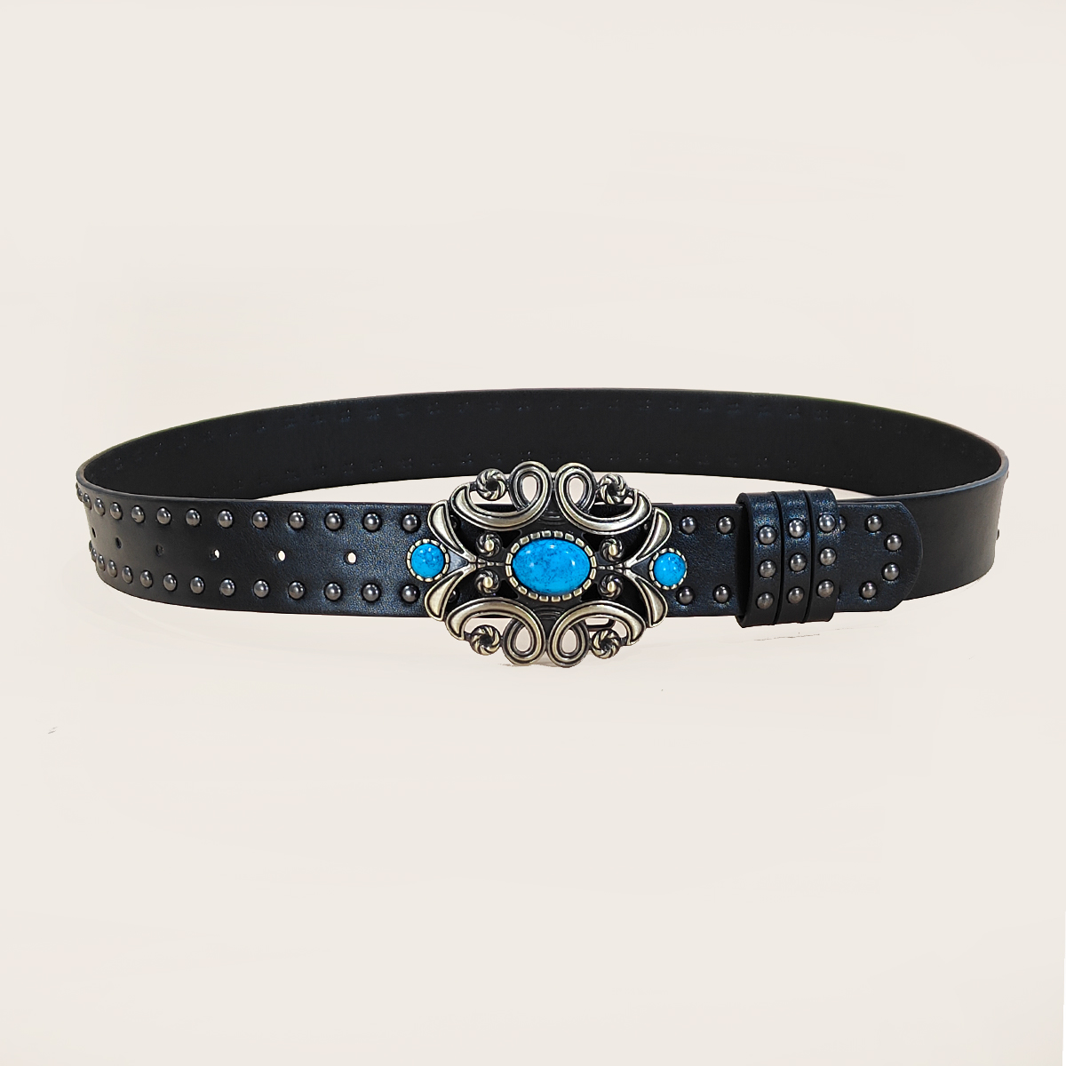 เข็มขัดหนัง PU สไตล์ตะวันตกแบบ - Leather Works Belt บทวิจารณ์และราคา