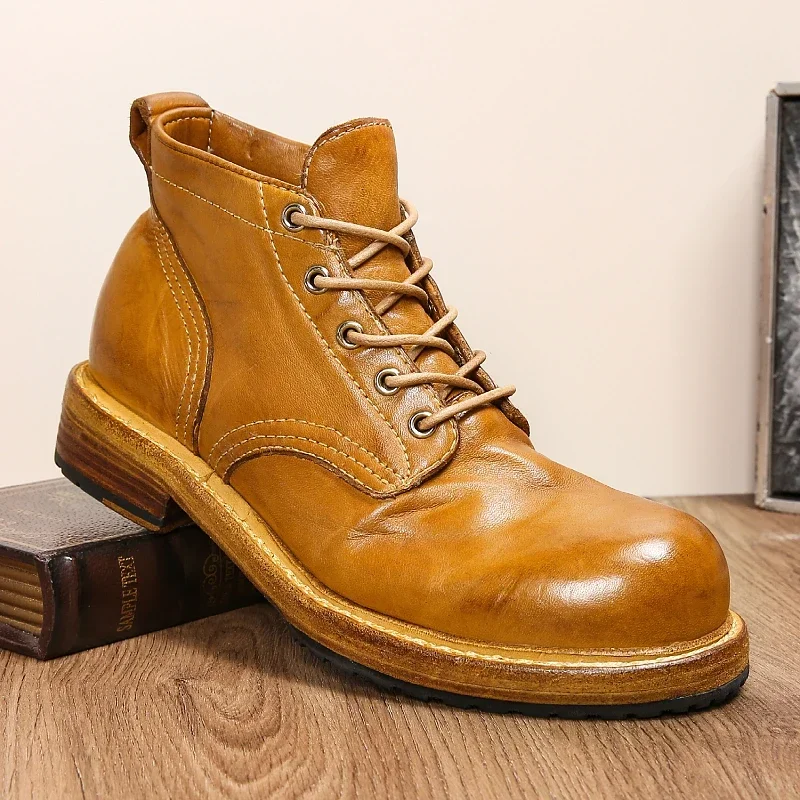 Goodyear-รองเท้าหนังรองเท้าผู้ - Leather Work Dress บทวิจารณ์และราคา