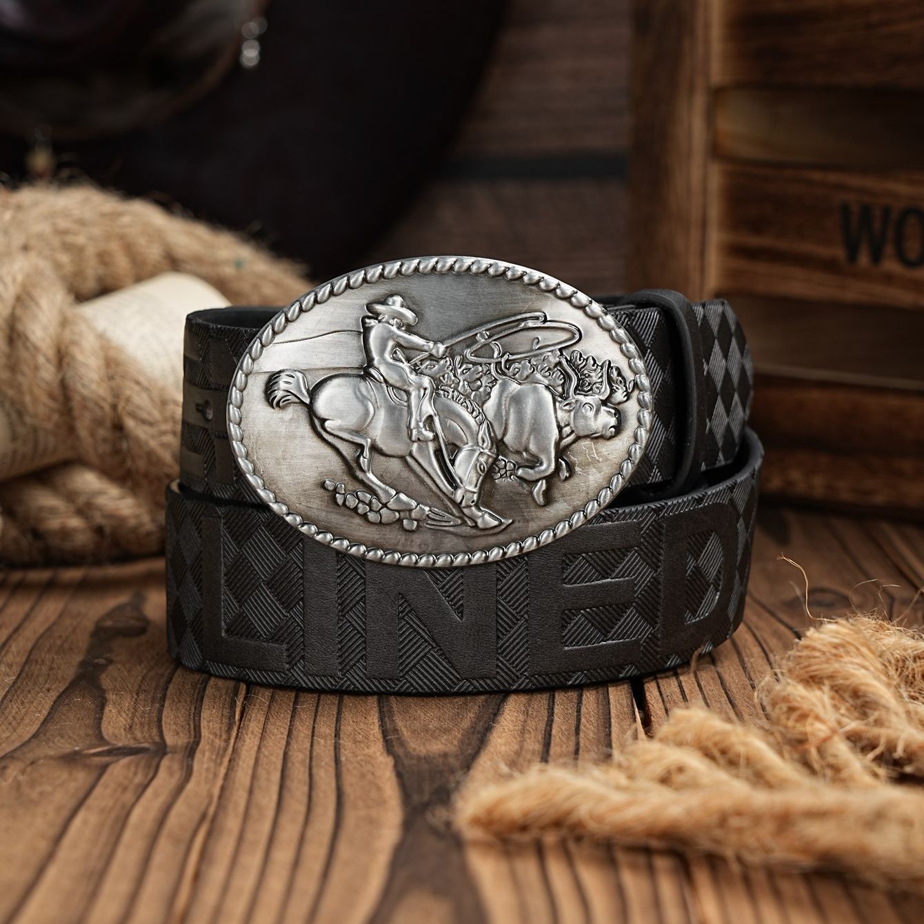 เข็มขัดลำลองสไตล์ตะวันตกสำหรับ - Leather Works Belt บทวิจารณ์และราคา