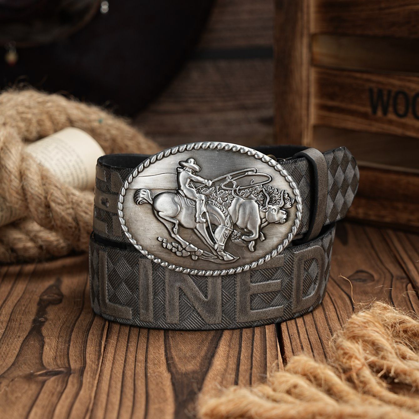 เข็มขัดลำลองสไตล์ตะวันตกสำหรับ - Leather Works Belt บทวิจารณ์และราคา