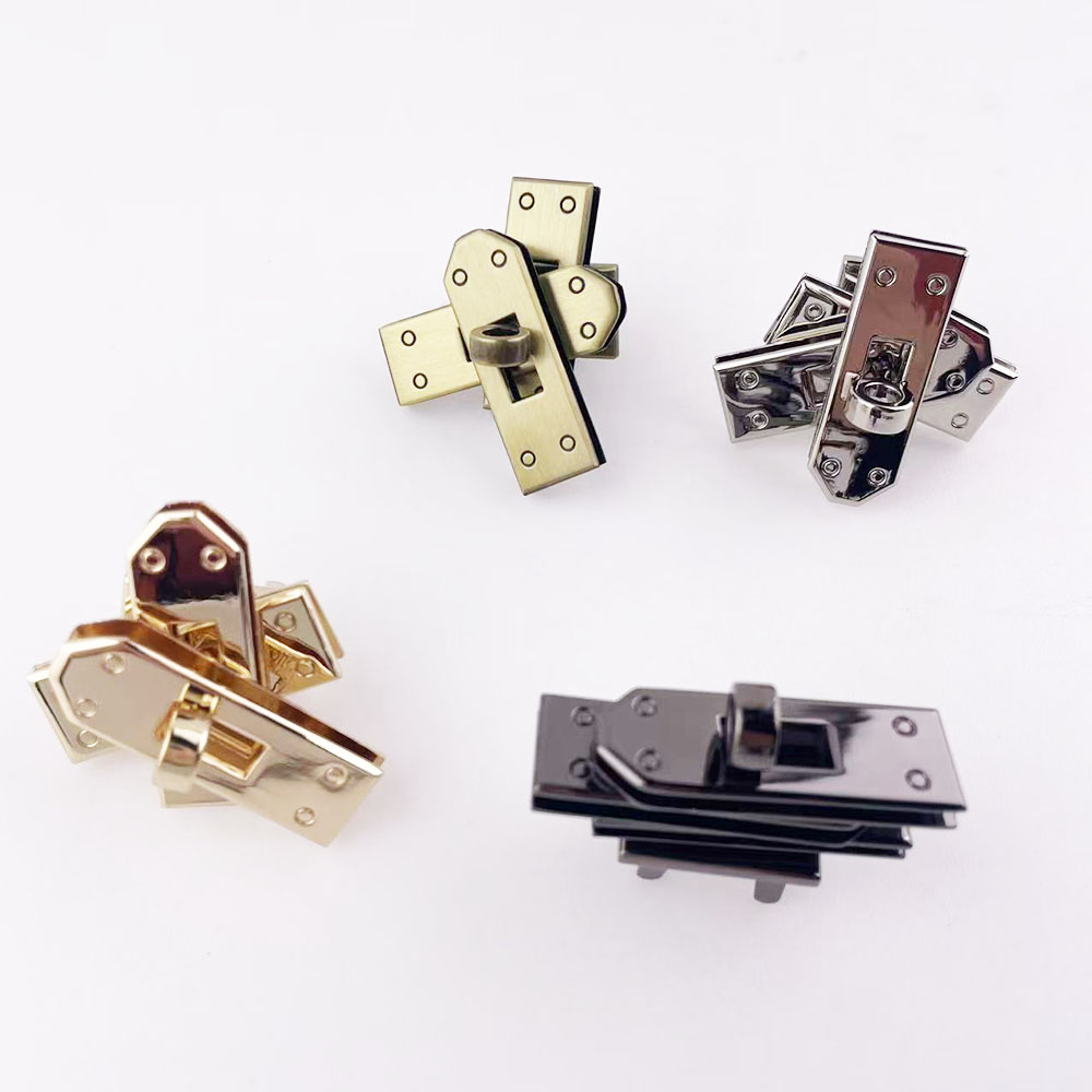 ชุดอุปกรณ์ล็อคกระเป๋าโลหะสีทอง - Leatherwork Hardware บทวิจารณ์และราคา