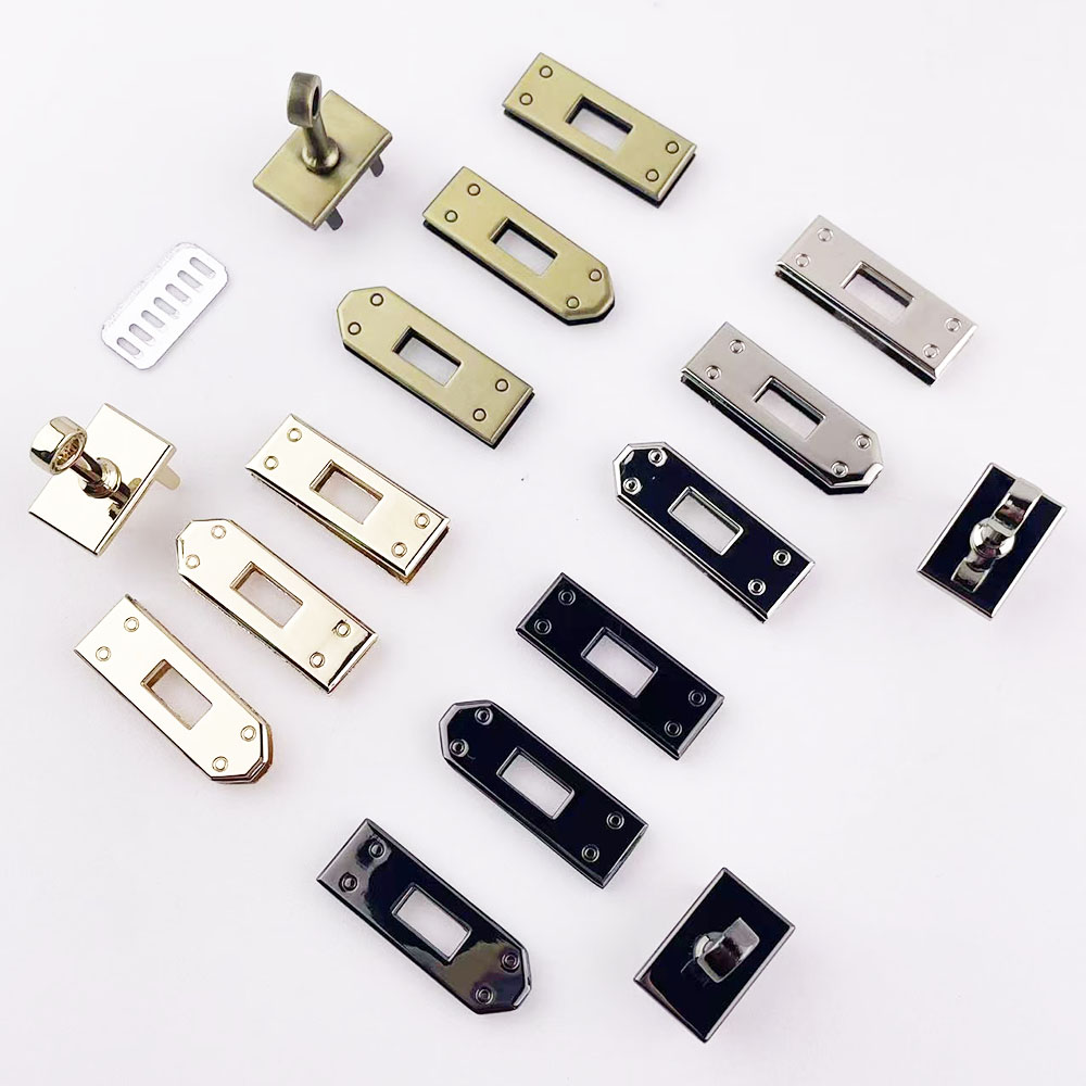 ชุดอุปกรณ์ล็อคกระเป๋าโลหะสีทอง - Leatherwork Hardware บทวิจารณ์และราคา