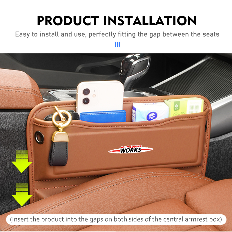 กล่องเก็บของข้างเบาะรถยนต์ วัส - Leather Work For Car บทวิจารณ์และราคา