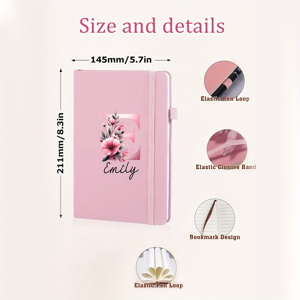 สมุดบันทึกหนังสลักชื่อส่วนตัว  - Leather Work Notebook บทวิจารณ์และราคา