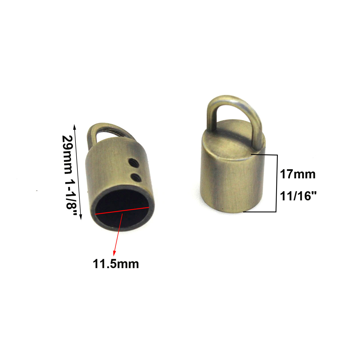 1Pcs แฟชั่น Bell Hang Buckle T - Leatherwork Hardware บทวิจารณ์และราคา