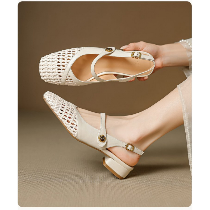 รองเท้าส้นเตี้ยแบบสวมสำหรับผู้ - Leather Work Flats Women บทวิจารณ์และราคา