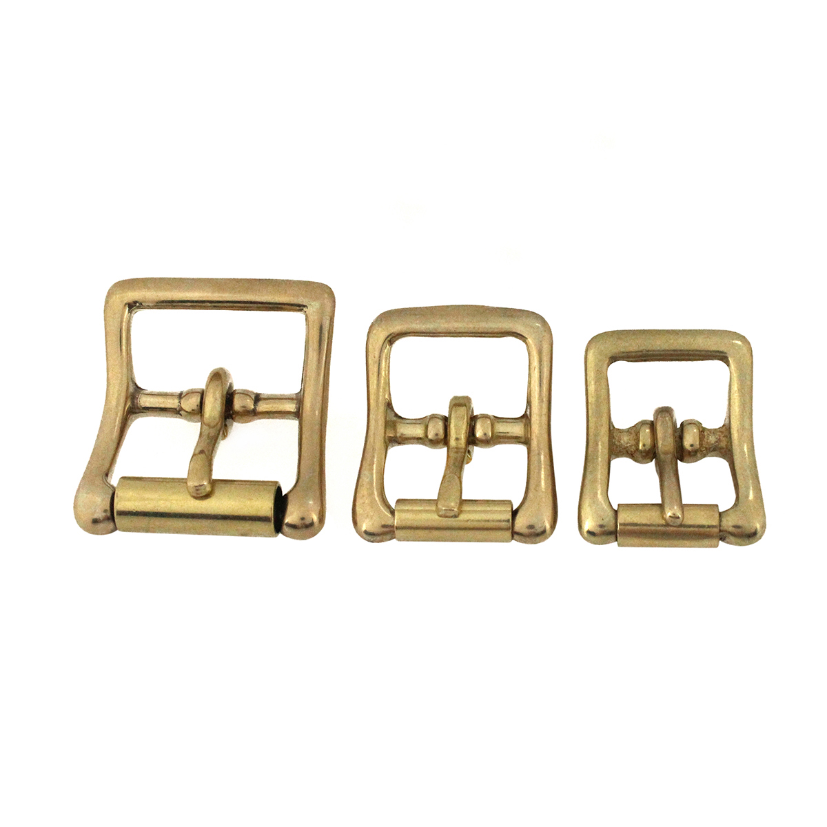 หัวเข็มขัดทองเหลืองแบบลูกกลิ้ง - Leatherwork Hardware บทวิจารณ์และราคา