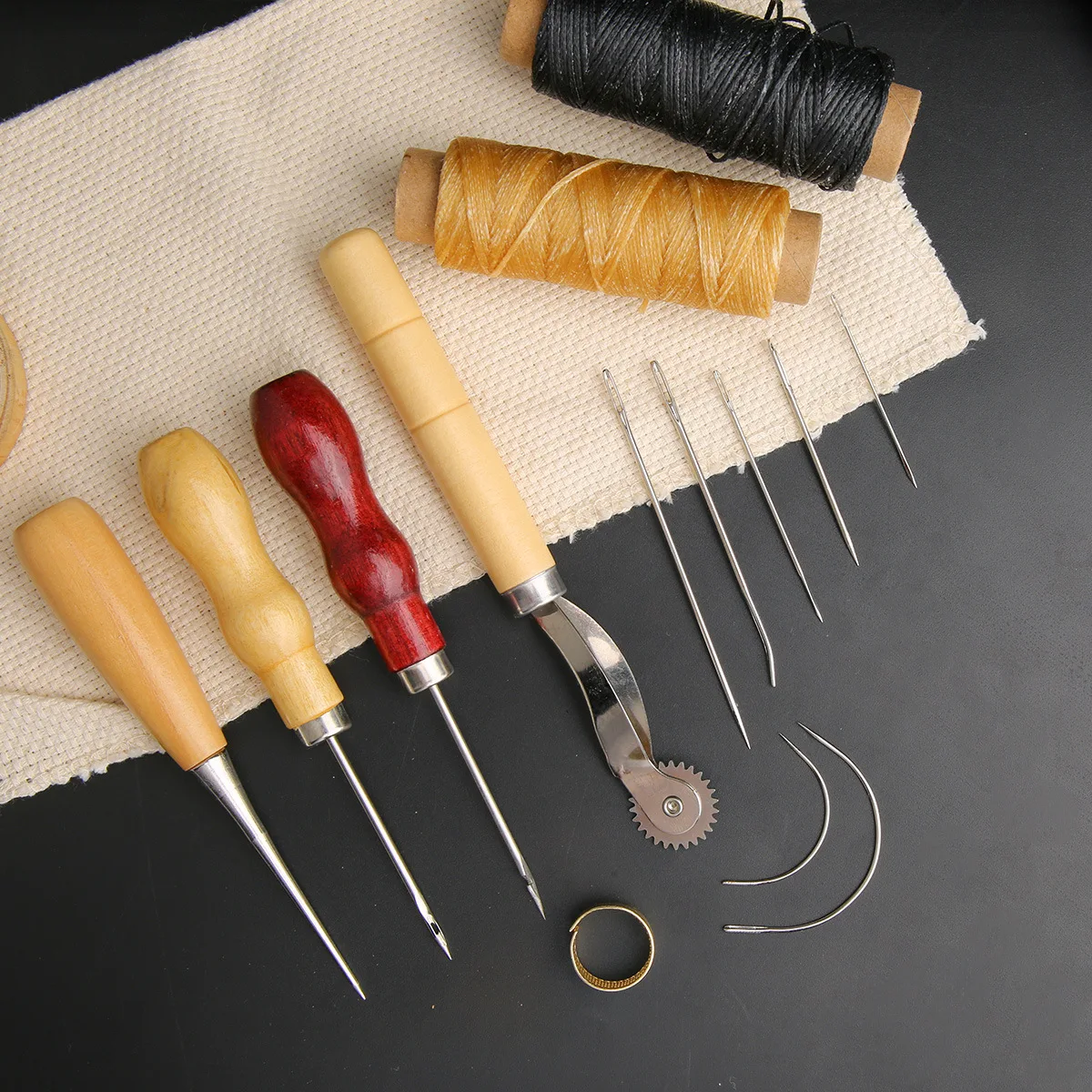14PCS หนังหัตถกรรมชุดเย็บผ้าด้ - Leatherwork Needles บทวิจารณ์และราคา