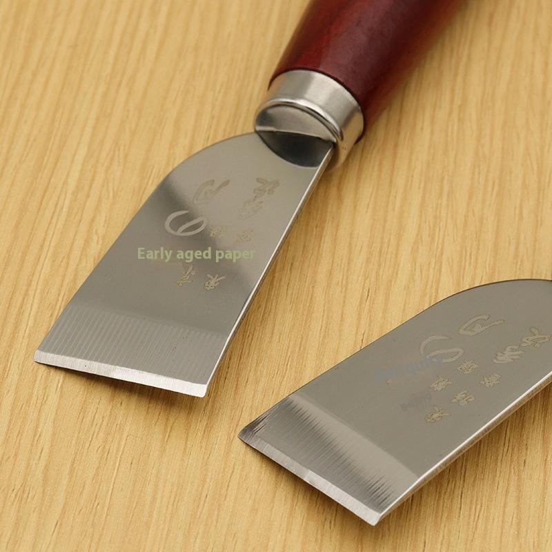 【ใหม่】มีดตัดหนังพร้อมด้ามไม้ ม - Leatherworking Equipment บทวิจารณ์และราคา