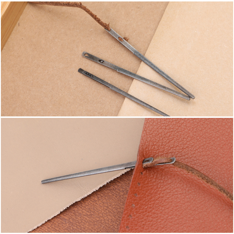 ด้ายหนังเข็มเชือกหนังเข็มด้ายห - Leatherwork Needles บทวิจารณ์และราคา