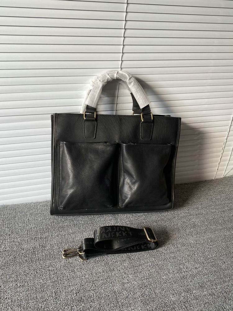 กระเป๋าเอกสารหนังวัวแท้สไตล์วิ - Leather Work Bag Men บทวิจารณ์และราคา