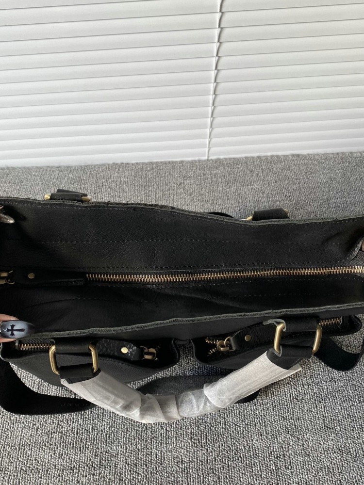 กระเป๋าเอกสารหนังวัวแท้สไตล์วิ - Leather Work Bag Men บทวิจารณ์และราคา