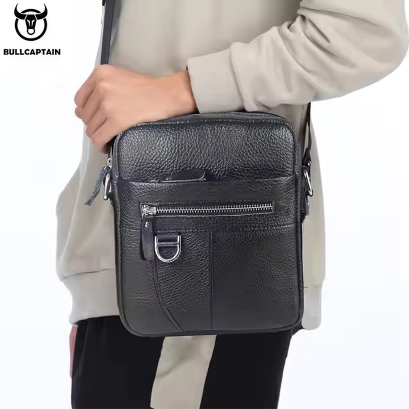 BULLCAPTAIN Mens หนัง Messenge - Leather Work Bag Men บทวิจารณ์และราคา