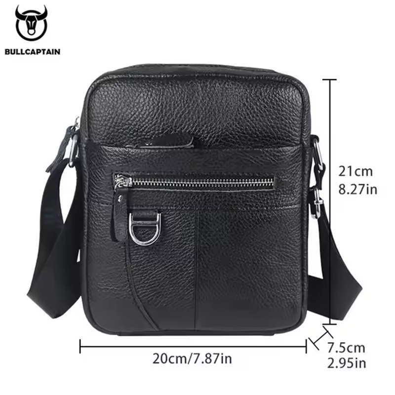 BULLCAPTAIN Mens หนัง Messenge - Leather Work Bag Men บทวิจารณ์และราคา