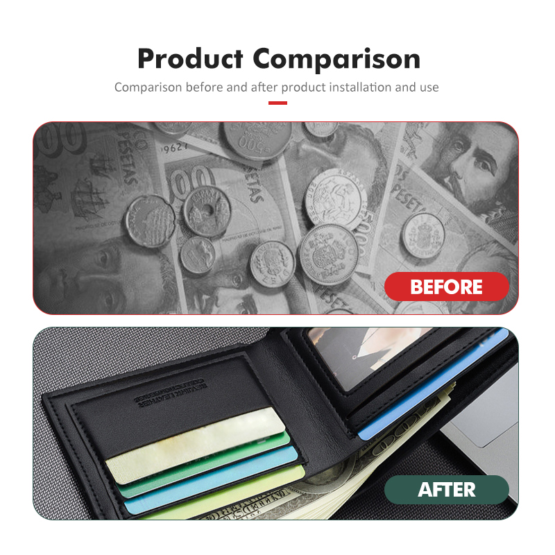 กระเป๋าสตางค์ผู้ชายแบบสั้นอเนก - Leather Work For Car บทวิจารณ์และราคา