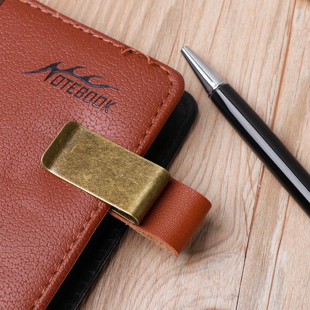 Handmade หนังทองเหลืองคลิปสแตน - Leather Work Notebook บทวิจารณ์และราคา