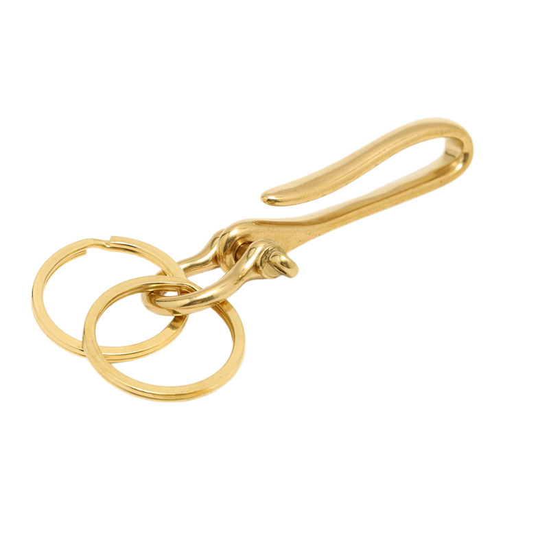 ผ้าทองเหลืองตะขอ U-รูปกุญแจแขว - Leatherwork Hardware บทวิจารณ์และราคา