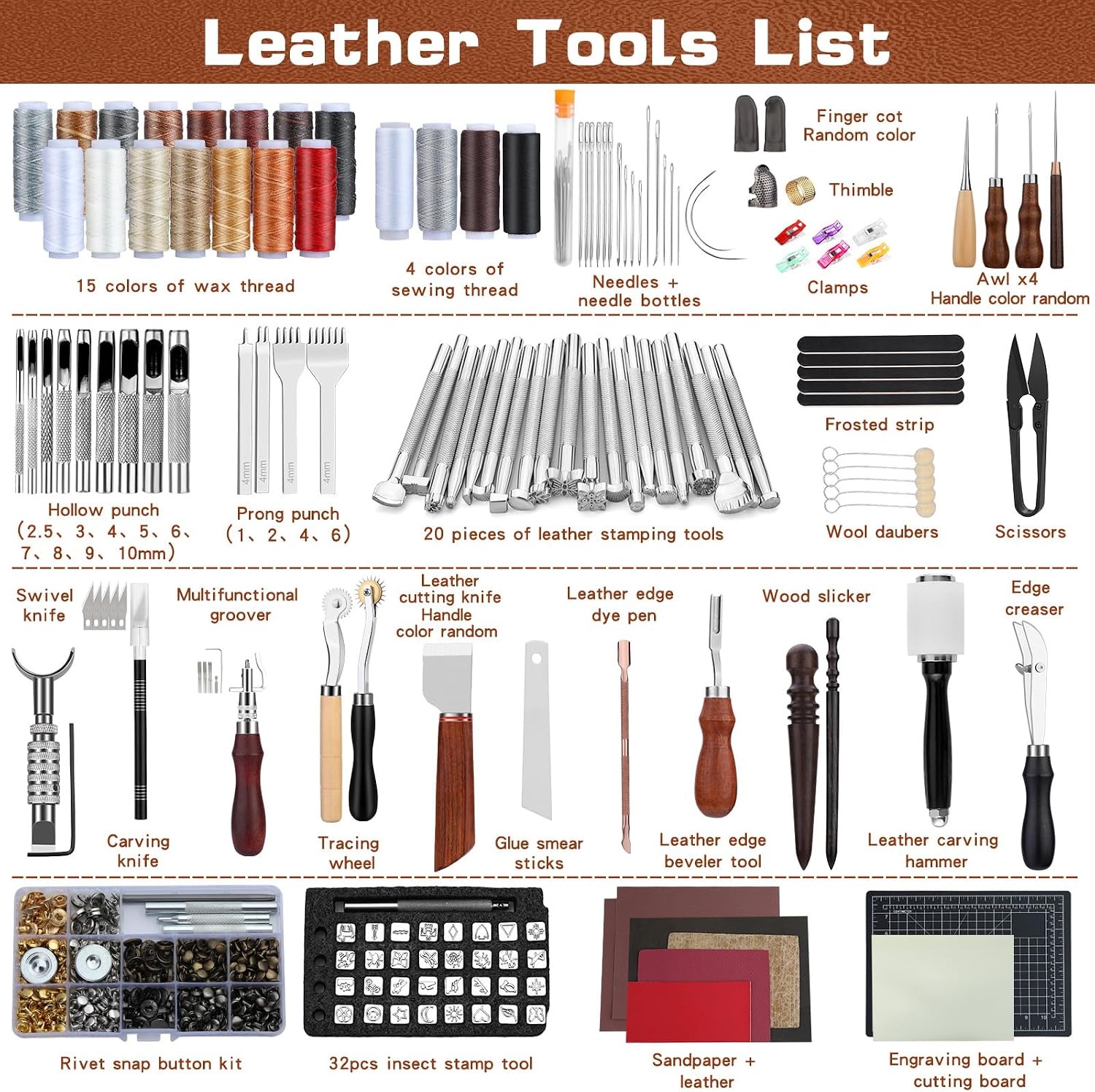 ชุดเครื่องมือหนัง ชุดอุปกรณ์งา - Leather Works บทวิจารณ์และราคา