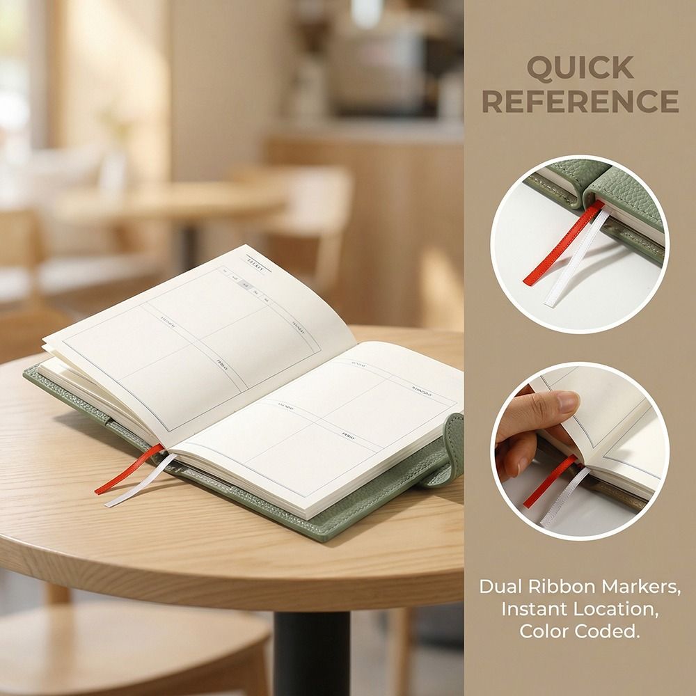 สมุดบันทึกการเดินทาง ปกหนังลิ้ - Leather Work Notebook บทวิจารณ์และราคา
