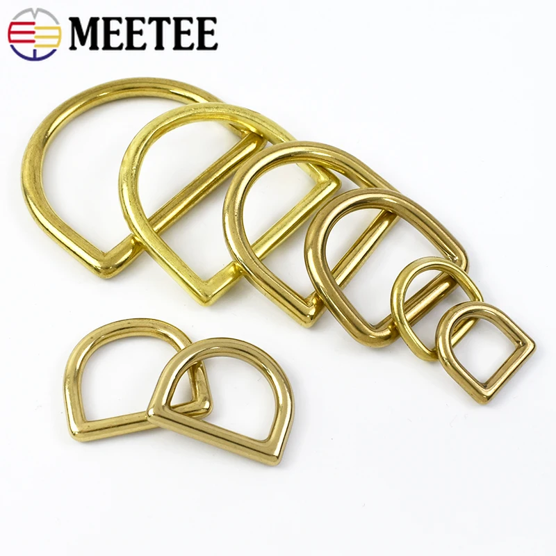 ห่วงรูปตัว D ทำจากทองเหลืองแท้ - Leatherwork Hardware บทวิจารณ์และราคา