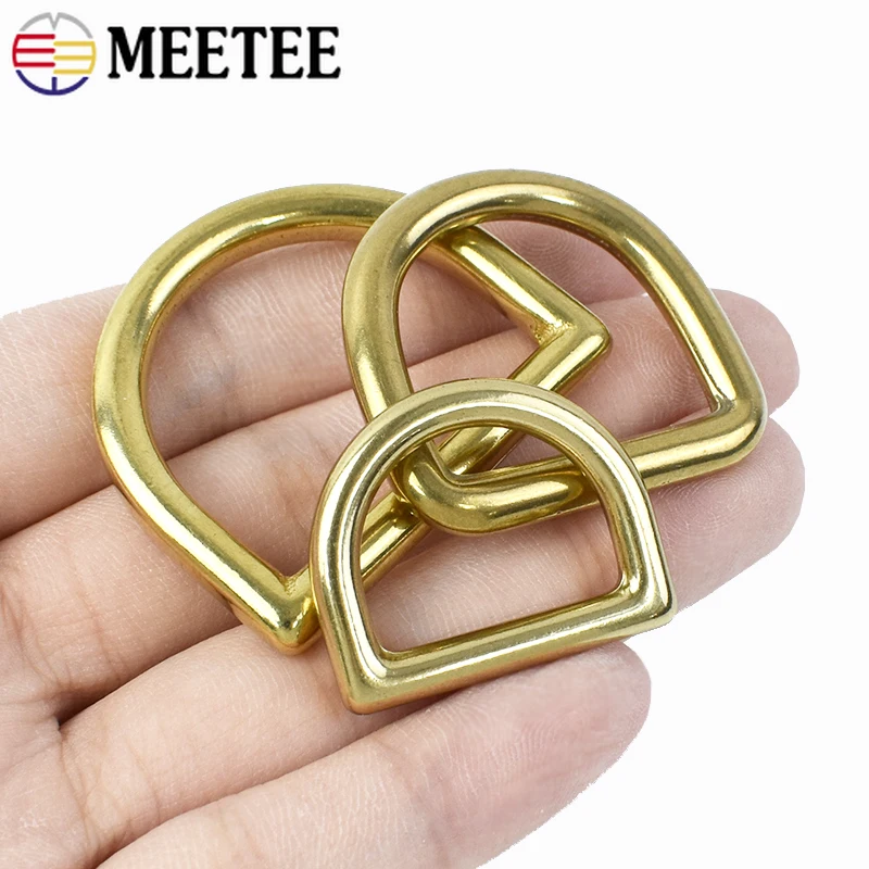 ห่วงรูปตัว D ทำจากทองเหลืองแท้ - Leatherwork Hardware บทวิจารณ์และราคา