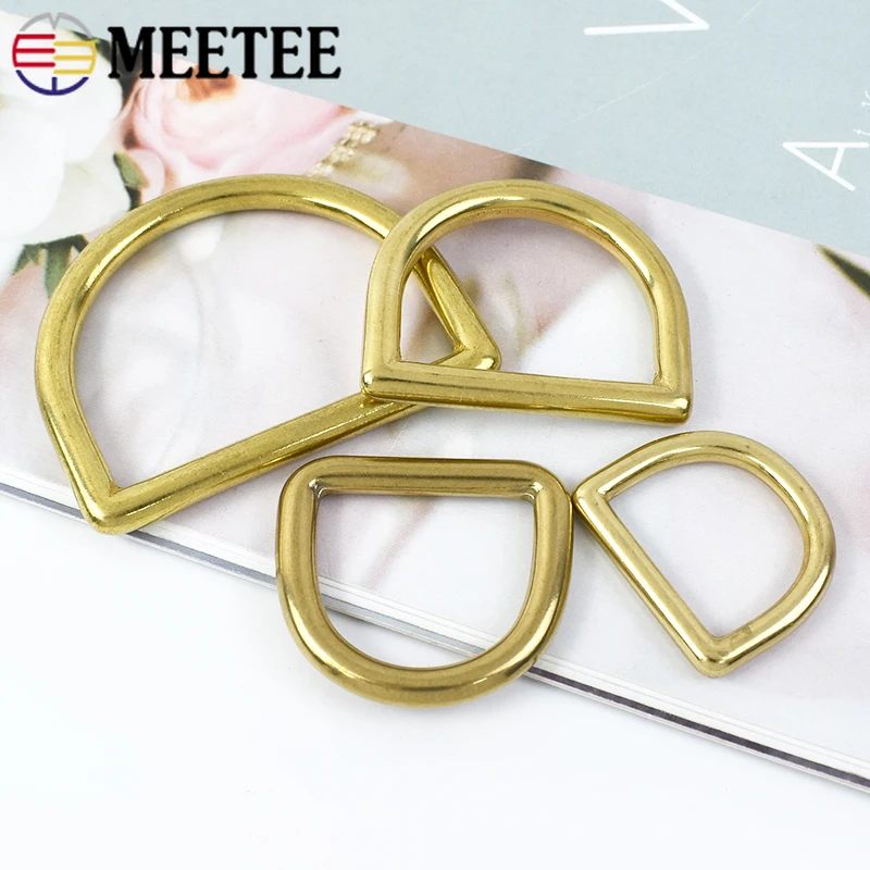 ห่วงรูปตัว D ทำจากทองเหลืองแท้ - Leatherwork Hardware บทวิจารณ์และราคา