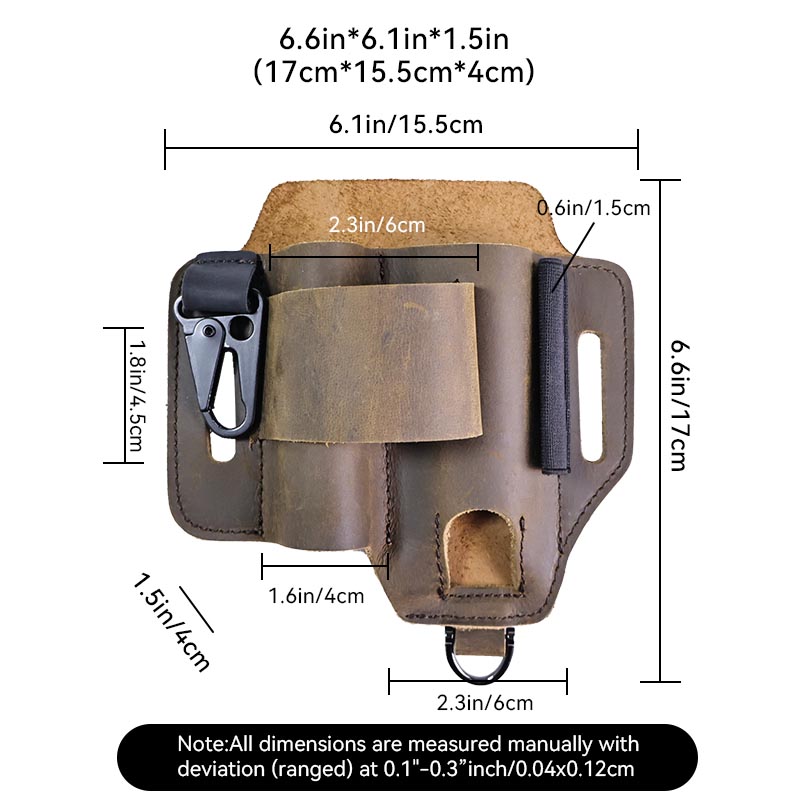 กระเป๋าคาดเอวหนังแท้ยุทธวิธีกร - Leatherwork Knife Sheath บทวิจารณ์และราคา