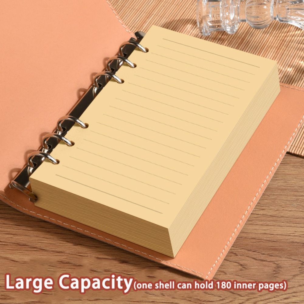 สมุดโน้ตแบบถอดได้ A5/A6 ปกหนัง - Leather Work Notebook บทวิจารณ์และราคา