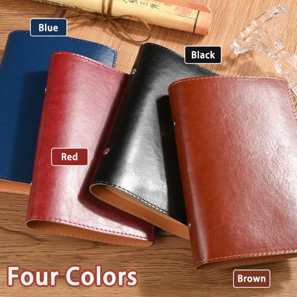 สมุดโน้ตแบบถอดได้ A5/A6 ปกหนัง - Leather Work Notebook บทวิจารณ์และราคา