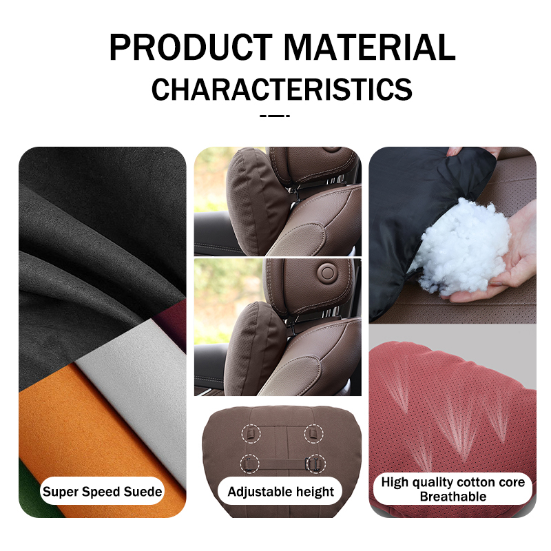หมอนรองคอและหลังสำหรับเบาะรถยน - Leather Work For Car บทวิจารณ์และราคา