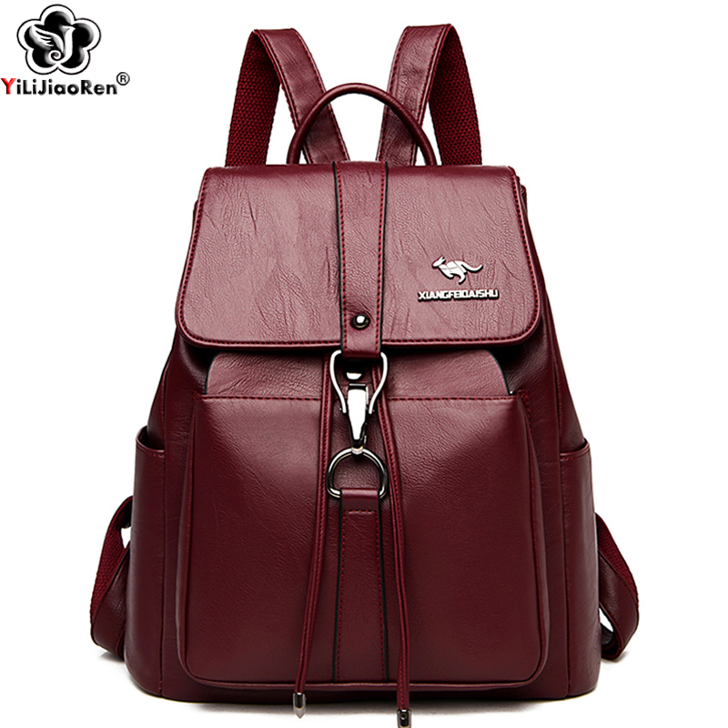 กระเป๋าเป้สะพายหลังป้องกันการโ - Leather Work Backpack บทวิจารณ์และราคา