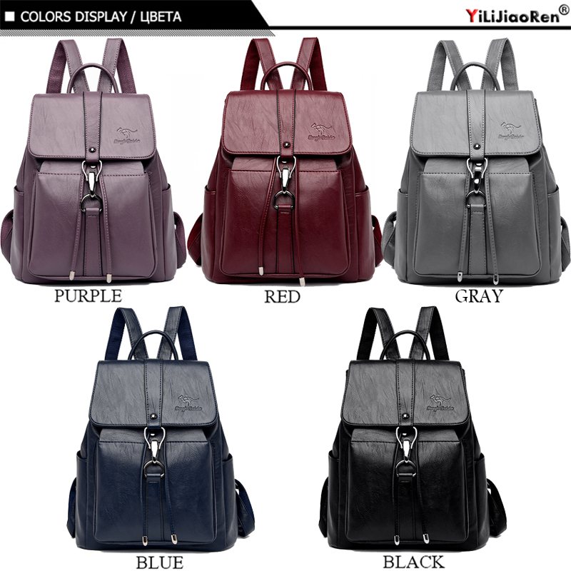 กระเป๋าเป้สะพายหลังป้องกันการโ - Leather Work Backpack บทวิจารณ์และราคา