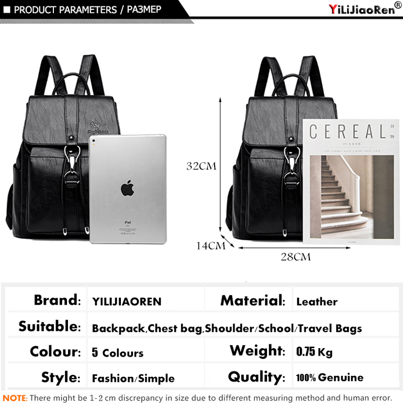 กระเป๋าเป้สะพายหลังป้องกันการโ - Leather Work Backpack บทวิจารณ์และราคา